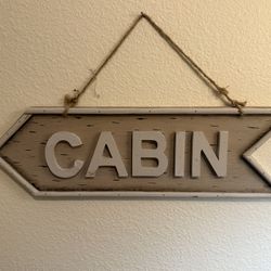Cabin Sign 
