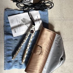 CHI Air 1 Inch Classic Tourmaline Ceramic Flat Iron Bohemian Gold