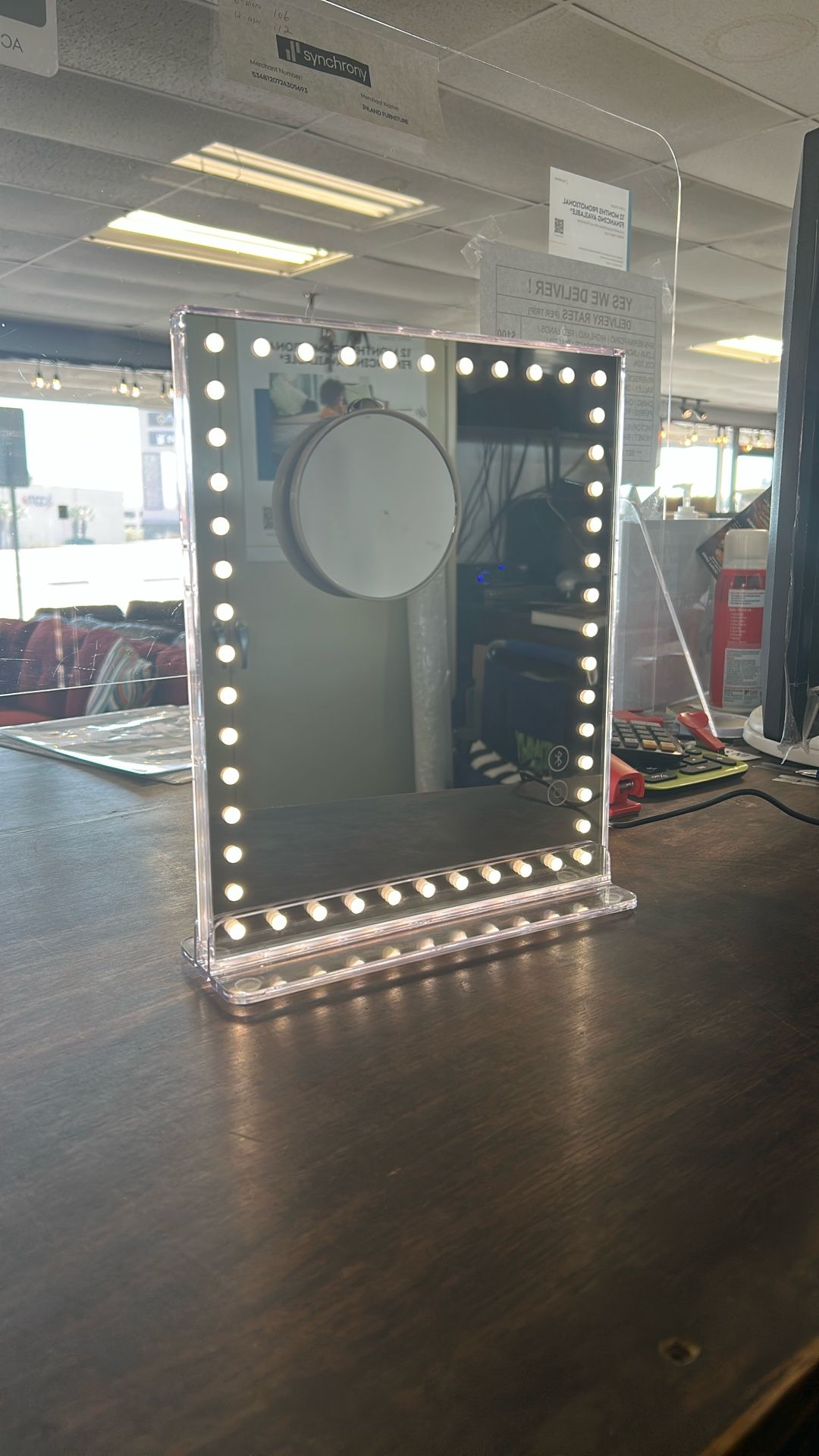 Black Friday Sale! Makeup Mirror With LED & Bluetooth Speaker