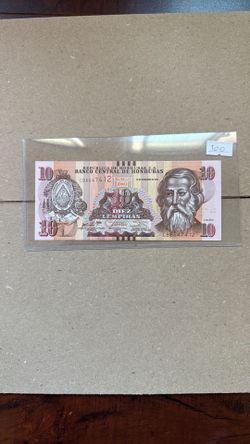 Republic Of Honduras $10 Bill