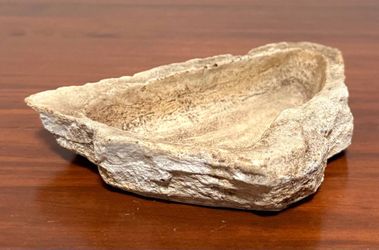 Rustic Stone Soap Dish Tray Trinket Bowl Accent Decor