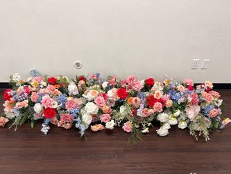 Faux flower bed