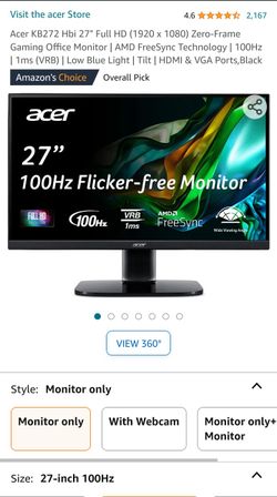 ACER 27" Monitor 