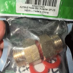2-Pack Hose Bib Adapter with Washers