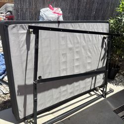 Adjustable Metal Base And Full Sized Box Spring 