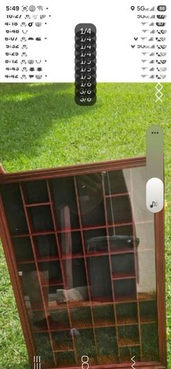 Shot glass display case with keys