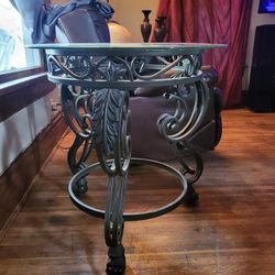 2 Iron End Tables