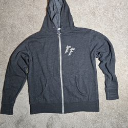 Men's: Medium- Foo Fighters Wrigley Field 2018 Gray Full Zip Hoodie Size S Sweatshirt