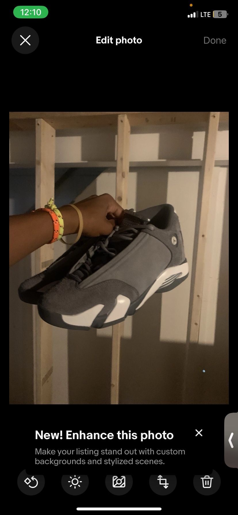 Flint Gray Retro Jordan 14s