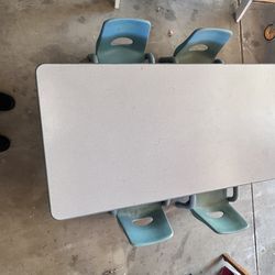 Small table and 4 chairs