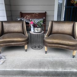 Vintage Club Chairs 