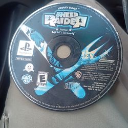Looney tunes sheep raider PS1 game loose disc