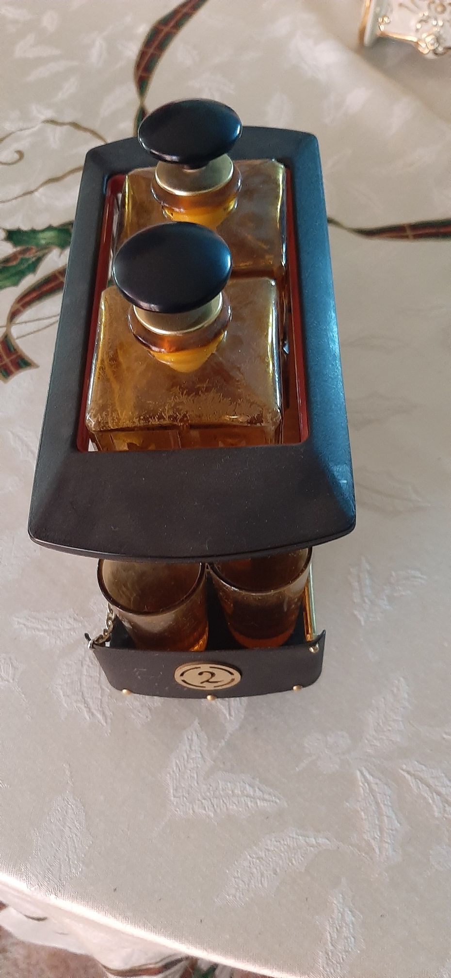 Vintage San Francisco Trolley Decanter