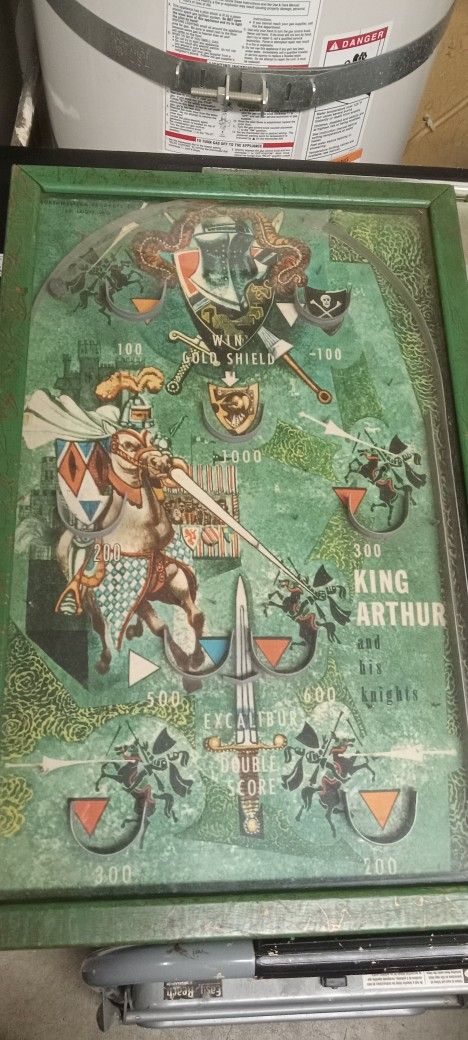 1950 King Arthur Pinball Game 