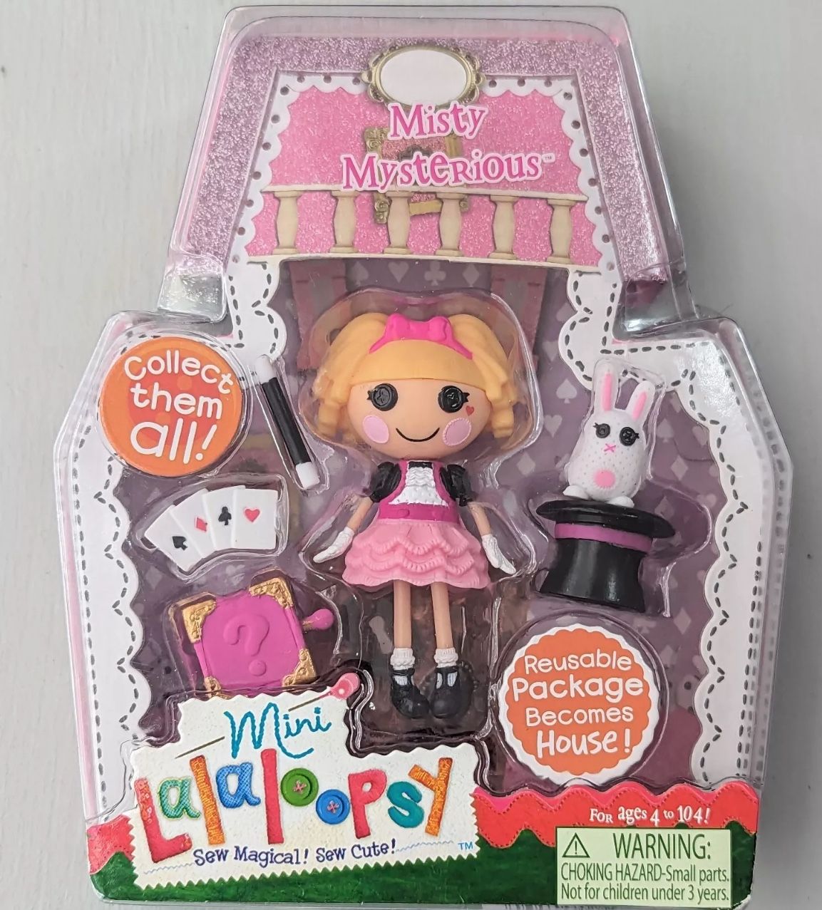 New MGA Mini Lalaloopsy Series 2 Misty Mysterious #6 3" Doll