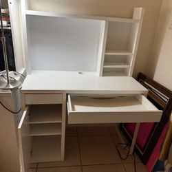 Desk With Dry Erase Board Hutch 