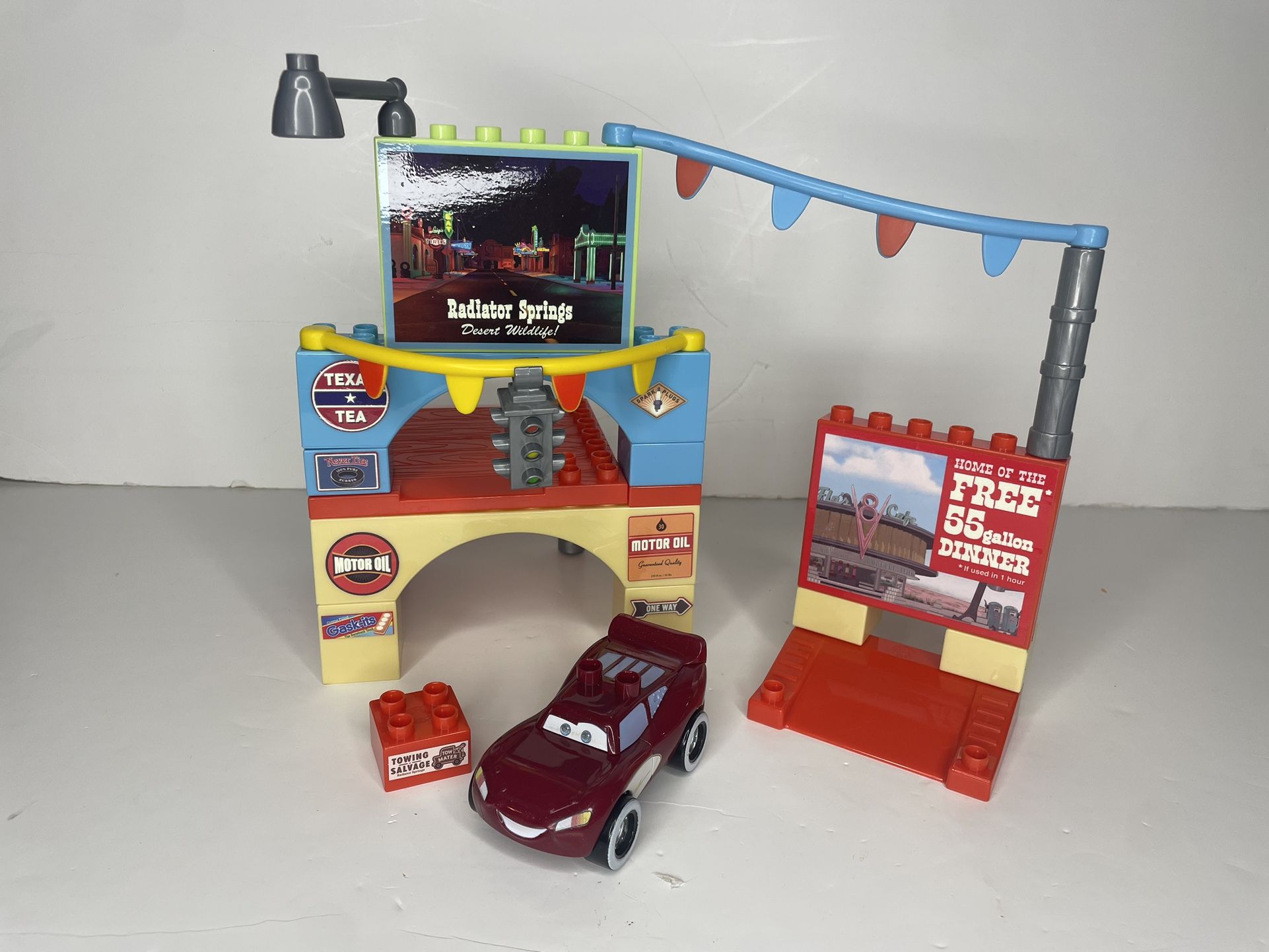 Disney Pixar cars glow in the dark megabloks