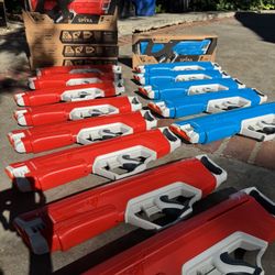SPYRA LX Water Guns – Used & Brand New – Red & Blue