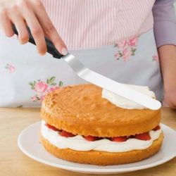 New 6 Inch Stainless Steel Offset Professional Icing & Frosting Spatula