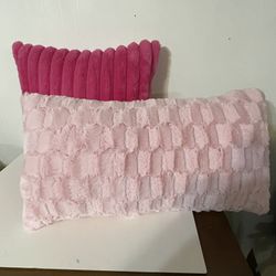 Two Beautiful Pink Pillows Never Used