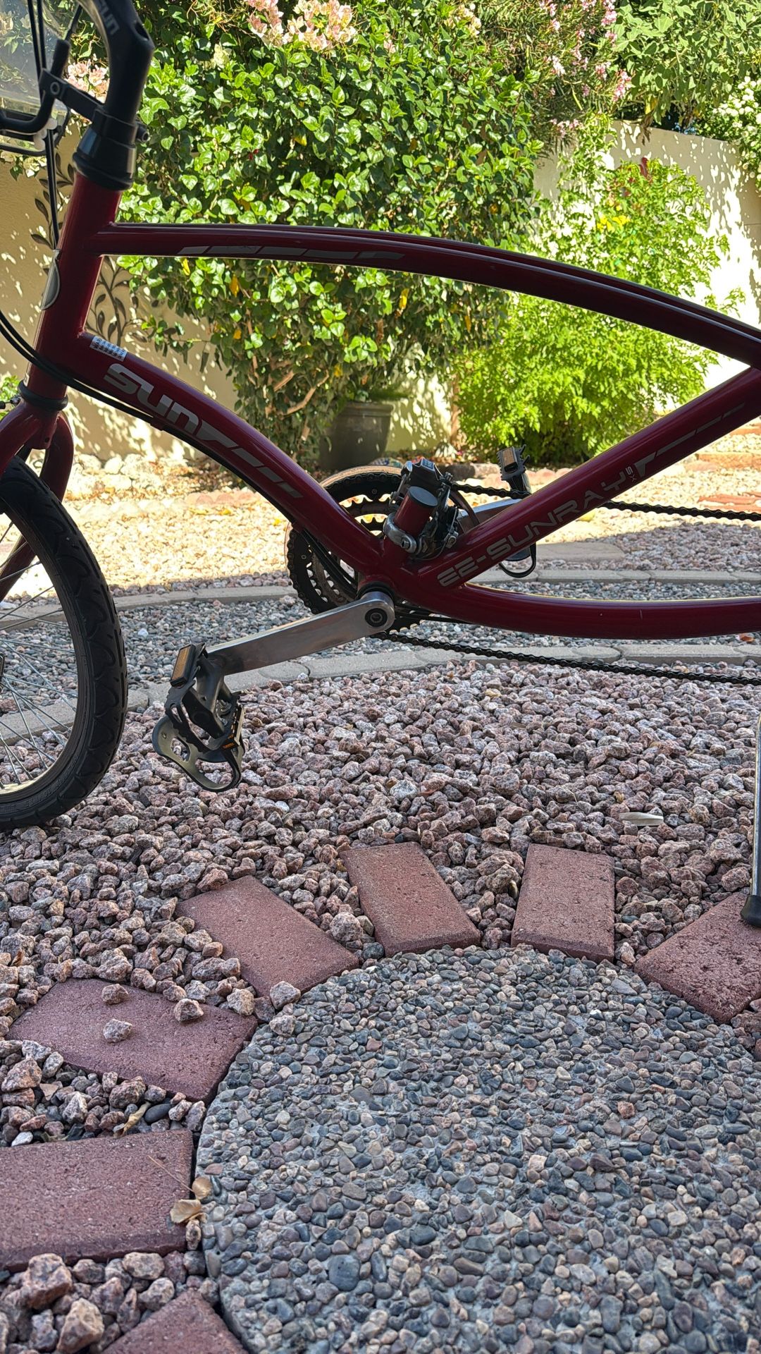 sun ez-sunray semi-recumbent bike