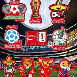 Coca Cola Coleccion  De 10 Pines 