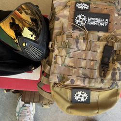 DYE helmet And Chest Plate 