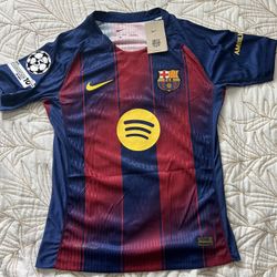 Fc Barcelona Soccer Jersey Size Large