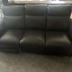 Abbyson Home Leather Couch & Loveseat