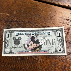 Disney Dollar 1987 D CURSED 666 Number Of The Beast