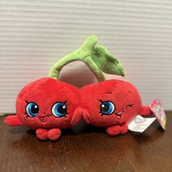 Shopkins Cheeky Cherries Red Plush 2013 Just Play 7" Stuffed Toy 