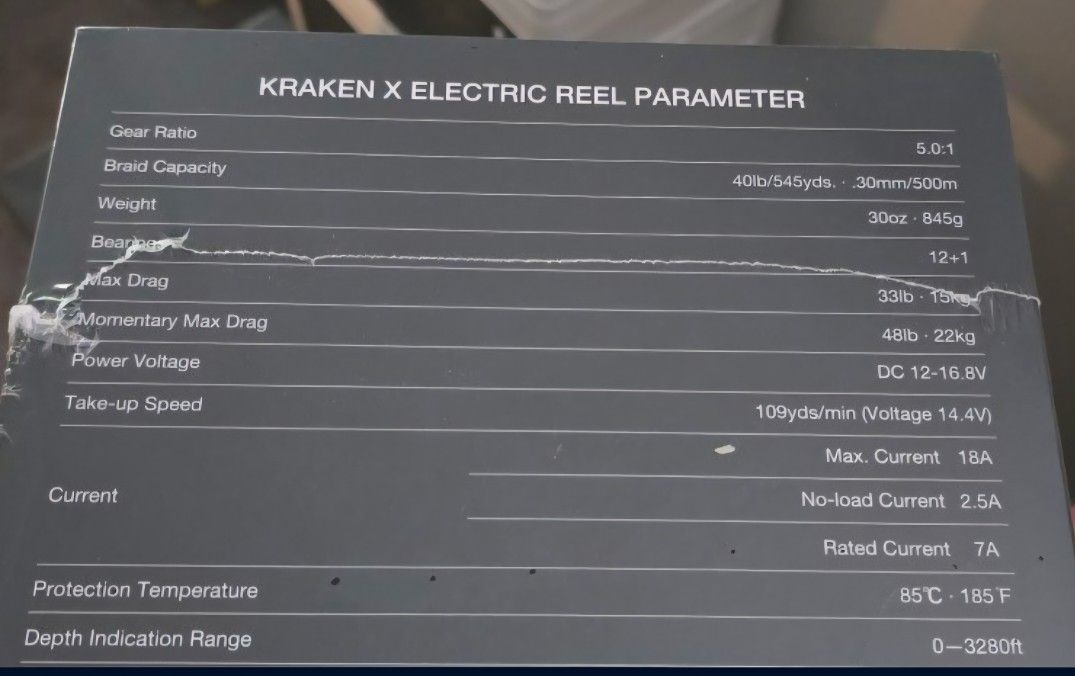 Piscifun Kraken X Electric Reel