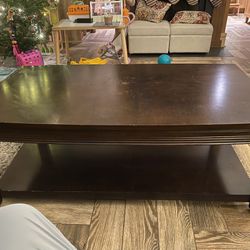 Solid Coffee Table For Sale