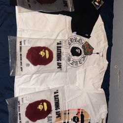 Bape Shirts Size L