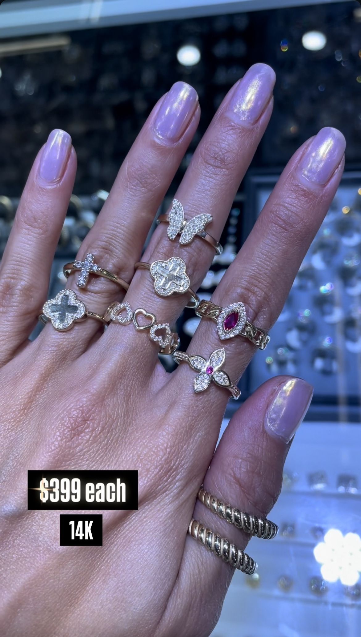 14K Rings Yellow Gold 