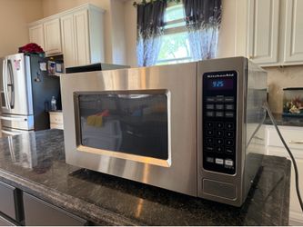 KitchenAid -Microwave – Stainless Steel- As Is