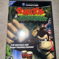 Donkey Kong Jungle Beat (Nintendo GameCube, 2005) Manuals Included