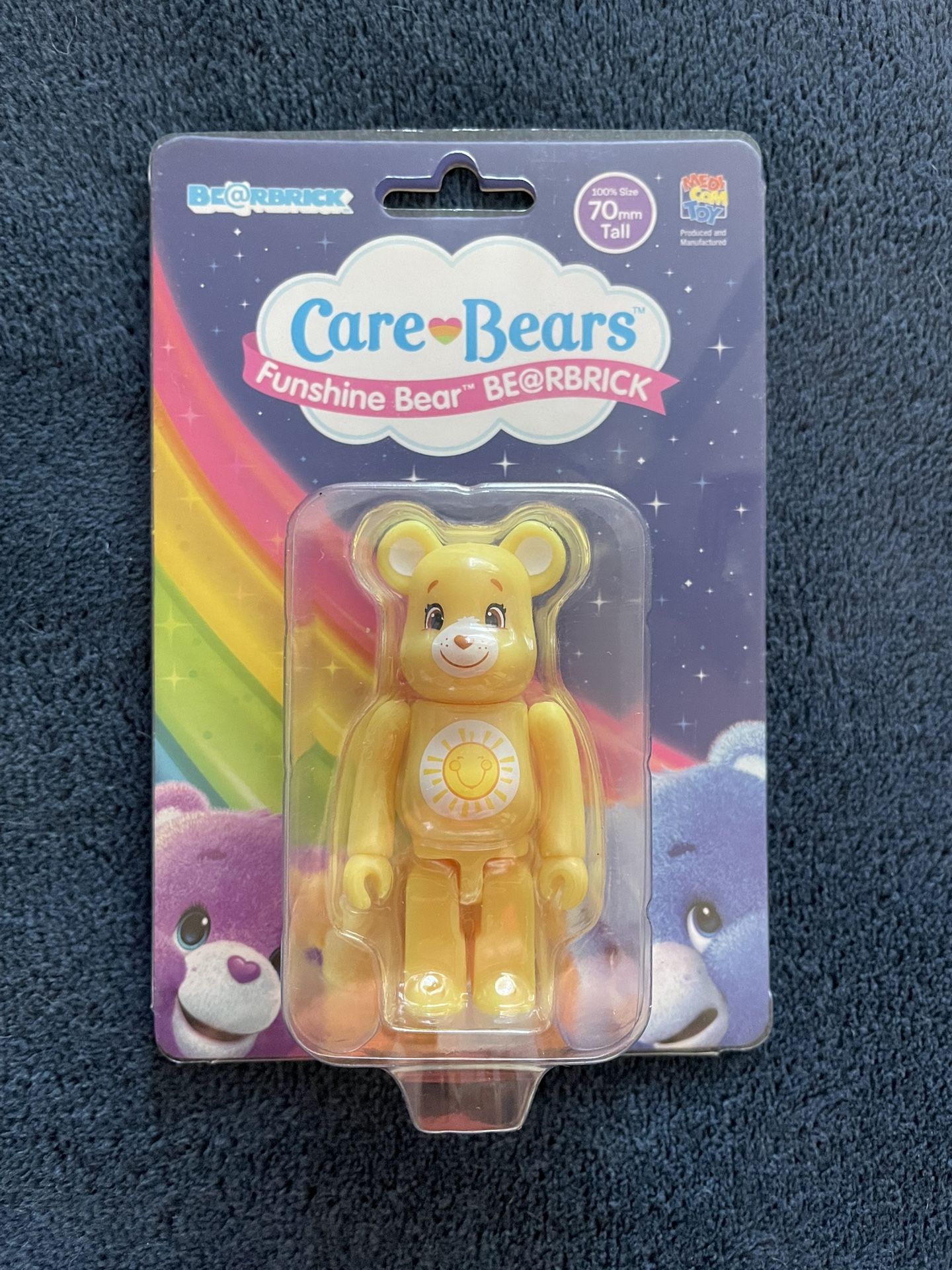 BearBrick Carebears Funshine Bear 100%