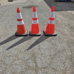 3 TRAFFIC CONES FOR $25