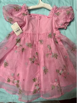 NEW Toddler Girls Pink Flower Dress – Size 2T 🌸
