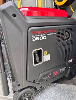 PREDATOR 9500 Watt SUPER QUIET Inverter Generator with CO SECURE Technology