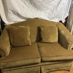 Vintage Brown 2 Seater Coach 