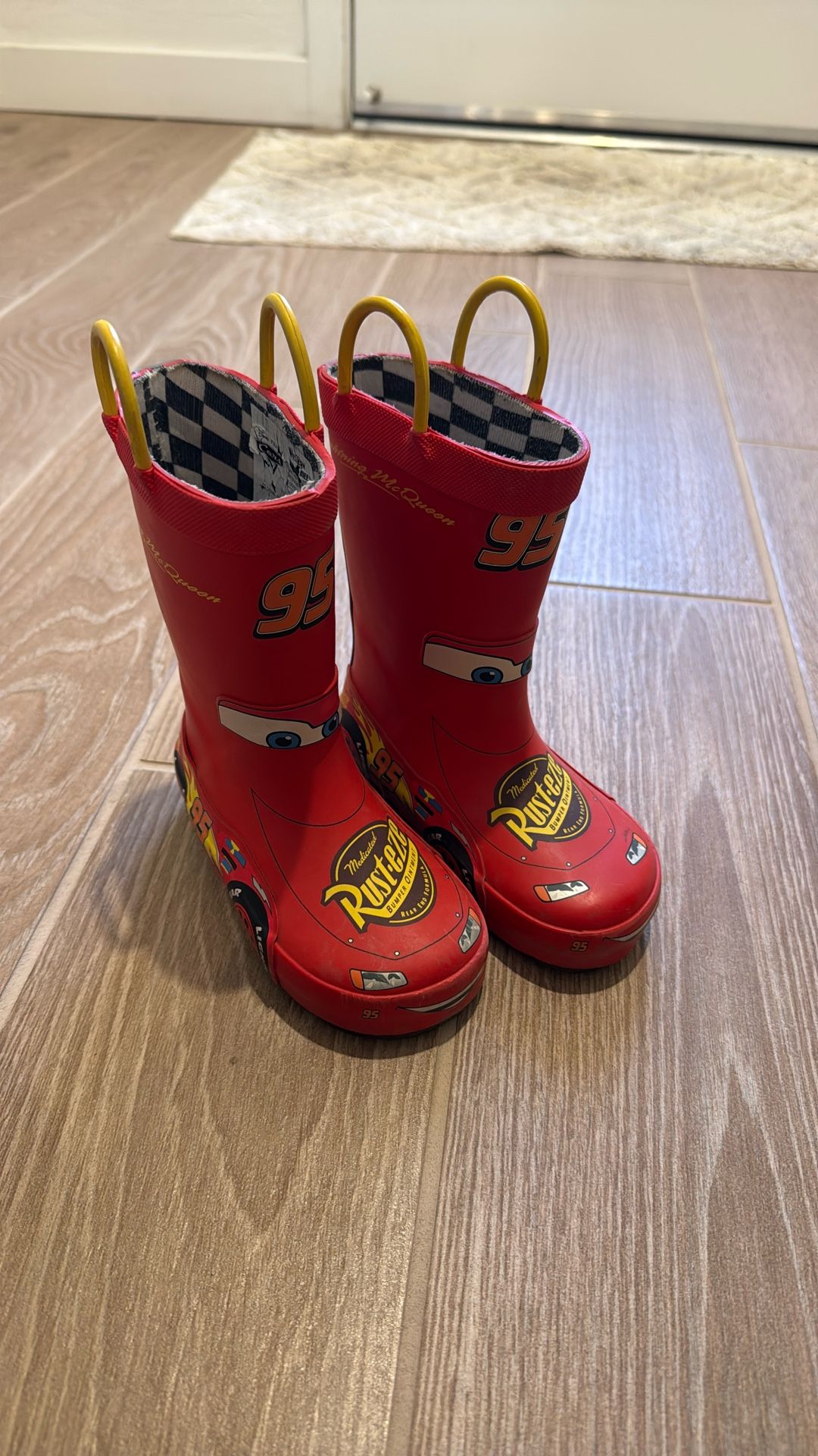 Lightning Mcqueen Rain Boots