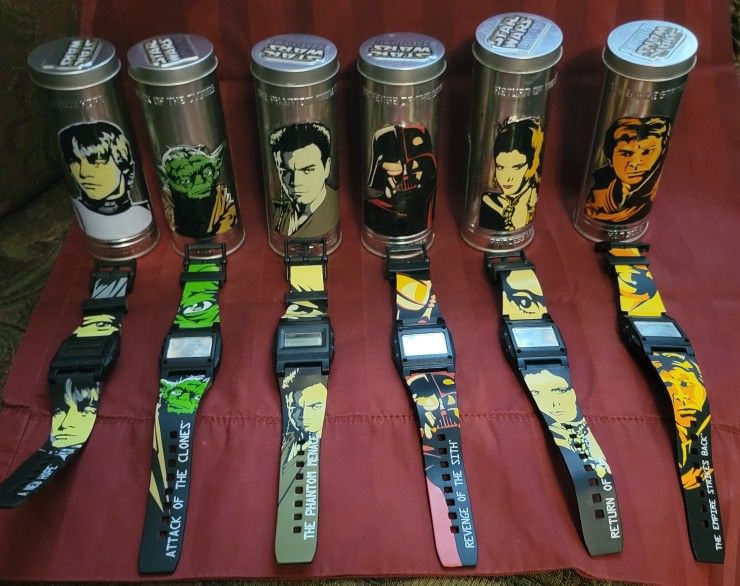 All 6 Burger King. Star Wars Watches.