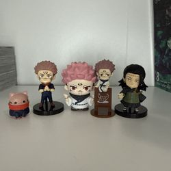 Jujutsu Kaisen mini figurine bundle sukuna yuji and kenjaku 