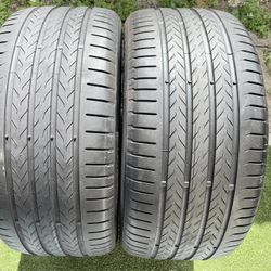 Tires 285/40/20 Continental Eco contact6q in 70% left remaining good pair deal 