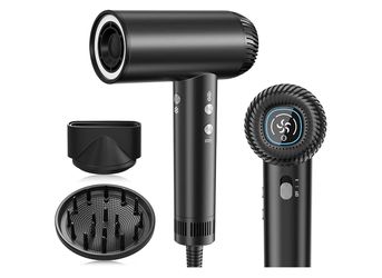 2026 Hair Dryer, 200,000 RPM Professional High Speed Blow Dryer with Diffuser for Women