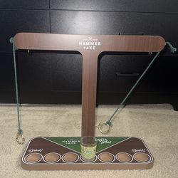 Hammer & Axe Vintage Ring Swing Drinking Game