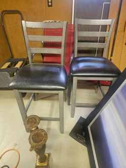 FREE!  Picture and bar chairs candle holders
