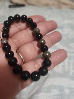 Obsidan and Pyrite